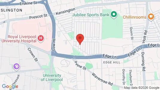Apartments for rent i Liverpool - Merseyside - kort over placeringen