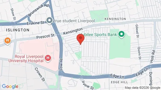 Apartments for rent i Liverpool - Merseyside - kort over placeringen