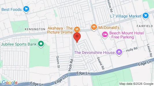 Apartments for rent i Liverpool - Merseyside - kort over placeringen