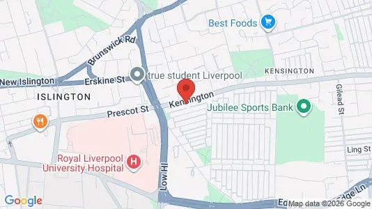 Apartments for rent i Liverpool - Merseyside - kort over placeringen