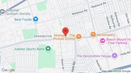 Apartments for rent i Liverpool - Merseyside - kort over placeringen