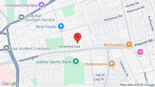 Apartments for rent i Liverpool - Merseyside - kort over placeringen