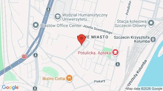 Apartments for rent i Szczecin - kort over placeringen
