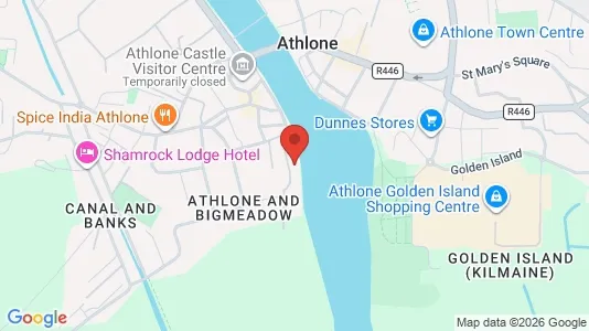 Apartments for rent i Athlone - kort over placeringen