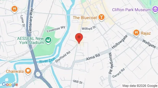 Apartments for rent i Rotherham - South Yorkshire - kort over placeringen