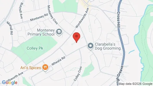 Apartments for rent i Sheffield - South Yorkshire - kort over placeringen