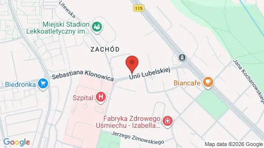 Apartments for rent i Szczecin - kort over placeringen