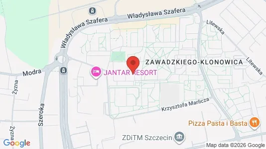 Apartments for rent i Szczecin - kort over placeringen