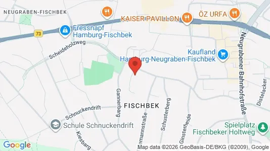 Apartments for rent i Hamburg Harburg - kort over placeringen