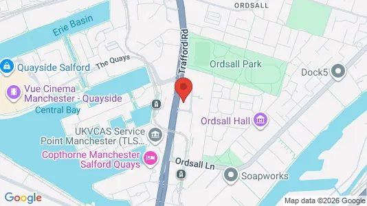 Apartments for rent i Salford - Lancashire - kort over placeringen