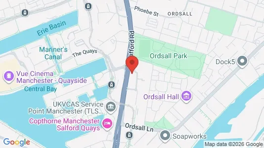 Apartments for rent i Salford - Lancashire - kort over placeringen