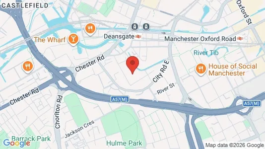 Apartments for rent i Manchester - Lancashire - kort over placeringen