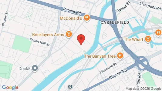 Apartments for rent i Salford - Lancashire - kort over placeringen
