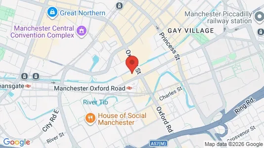 Apartments for rent i Manchester - Lancashire - kort over placeringen
