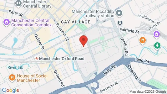 Apartments for rent i Manchester - Lancashire - kort over placeringen