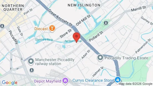 Apartments for rent i Manchester - Lancashire - kort over placeringen
