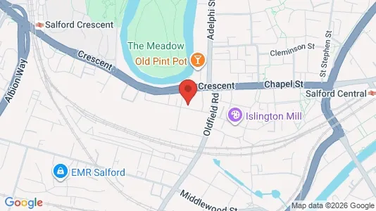 Apartments for rent i Salford - Lancashire - kort over placeringen