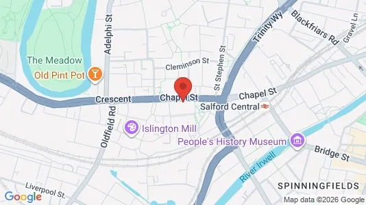 Apartments for rent i Salford - Lancashire - kort over placeringen
