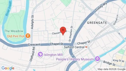 Apartments for rent i Salford - Lancashire - kort over placeringen