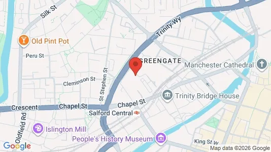 Apartments for rent i Salford - Lancashire - kort over placeringen
