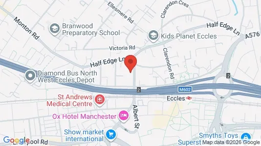 Apartments for rent i Manchester - Lancashire - kort over placeringen