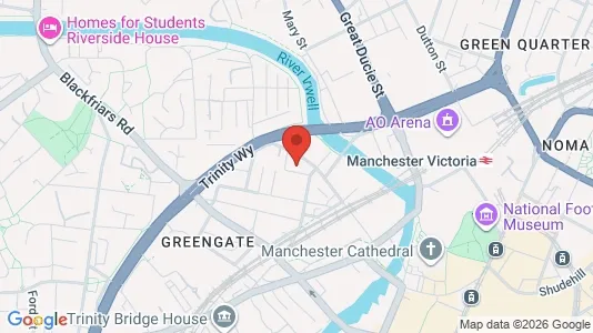 Apartments for rent i Salford - Lancashire - kort over placeringen