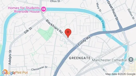 Apartments for rent i Salford - Lancashire - kort over placeringen