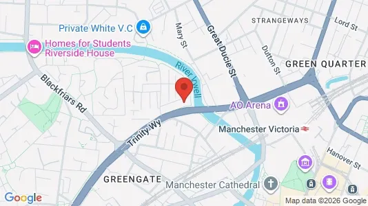 Apartments for rent i Salford - Lancashire - kort over placeringen