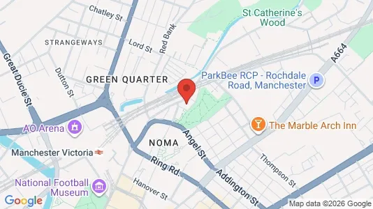 Apartments for rent i Manchester - Lancashire - kort over placeringen