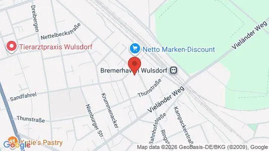 Apartments for rent i Bremerhaven - kort over placeringen