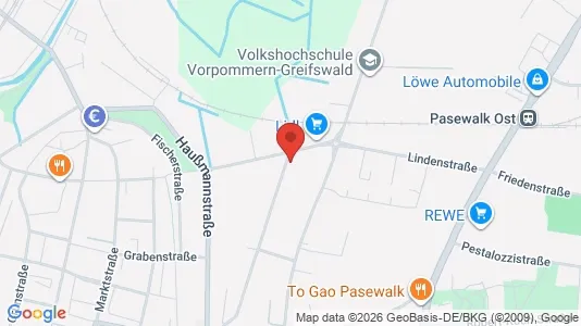 Apartments for rent i Vorpommern-Greifswald - kort over placeringen