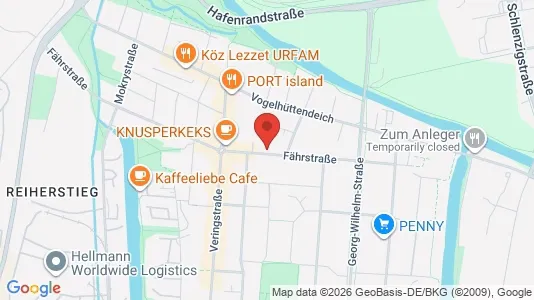 Apartments for rent i Hamburg Mitte - kort over placeringen