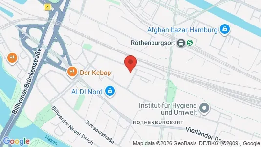 Apartments for rent i Hamburg Mitte - kort over placeringen