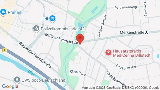 Apartments for rent i Hamburg Mitte - kort over placeringen
