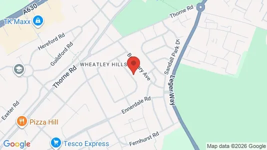 Apartments for rent i Doncaster - South Yorkshire - kort over placeringen