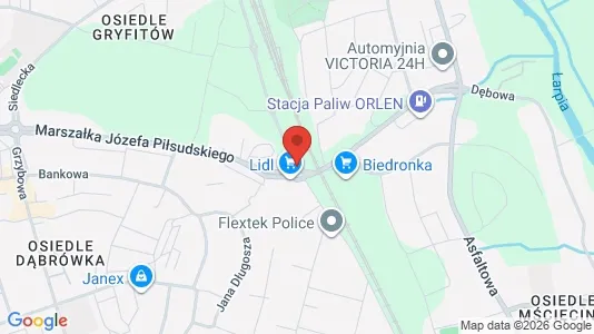 Apartments for rent i Policki - kort over placeringen