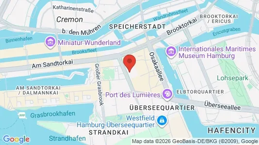 Apartments for rent i Hamburg Mitte - kort over placeringen