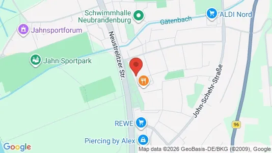 Apartments for rent i Mecklenburgische Seenplatte - kort over placeringen