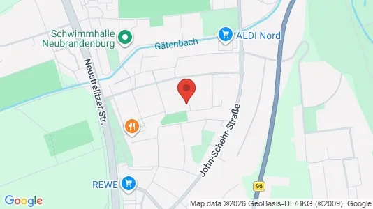 Apartments for rent i Mecklenburgische Seenplatte - kort over placeringen