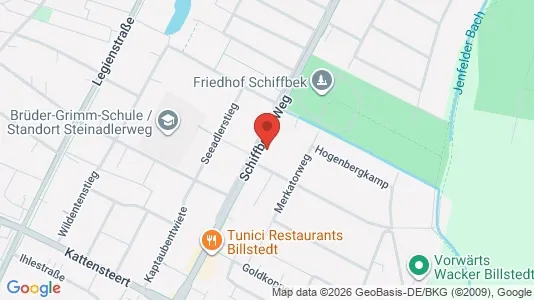 Apartments for rent i Hamburg Mitte - kort over placeringen