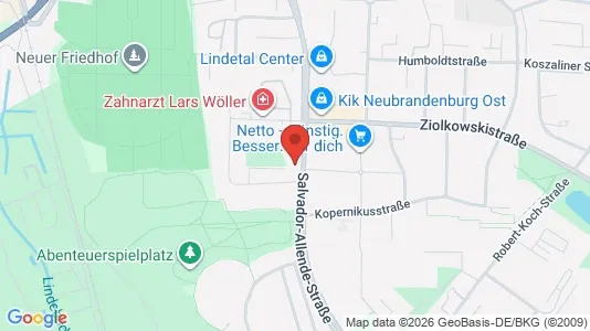 Apartments for rent i Mecklenburgische Seenplatte - kort over placeringen