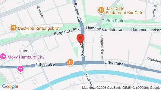Apartments for rent i Hamburg Mitte - kort over placeringen