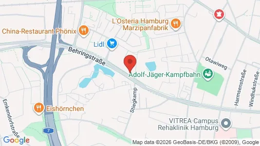 Apartments for rent i Hamburg Altona - kort over placeringen