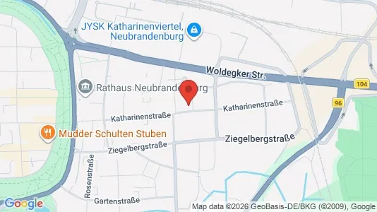Apartments for rent i Mecklenburgische Seenplatte - kort over placeringen