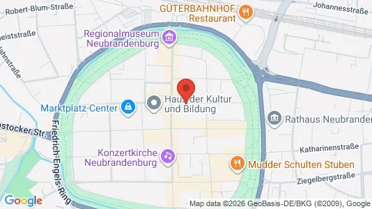 Apartments for rent i Mecklenburgische Seenplatte - kort over placeringen