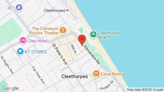 Apartments for rent i Cleethorpes - South Humberside - kort over placeringen