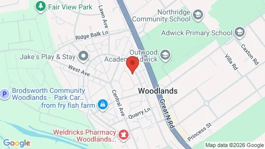 Apartments for rent i Doncaster - South Yorkshire - kort over placeringen