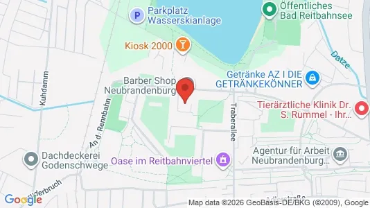 Apartments for rent i Mecklenburgische Seenplatte - kort over placeringen