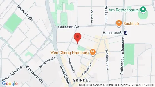Apartments for rent i Hamburg Eimsbuttel - kort over placeringen