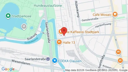 Apartments for rent i Hamburg Nord - kort over placeringen